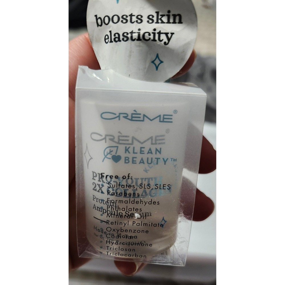The‎ Creme Shop Klean Beauty Pro-Youth 2X Collagen Protein Ampoule Serum 1.01oz